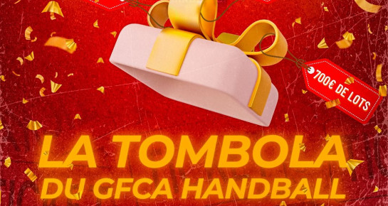Grande tombola du GFCA Handball !