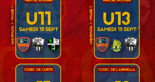 Les matchs du weekend !